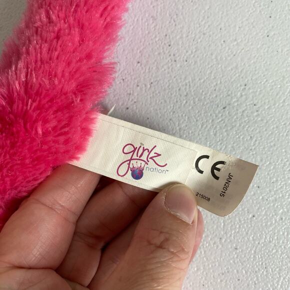 Aurora Girlz Nation Pink Stingray Plush Metallic Stuffed Sea Life Like 2015 Toy - Picture 8 of 14